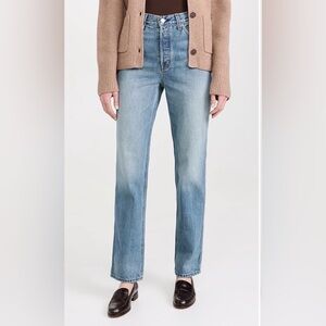 NWT Alex Mill Carla High Rise Straight Jeans (Vintage Light Wash)